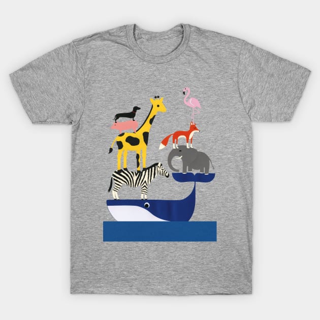 Animal Party T-Shirt by Rosi Feist